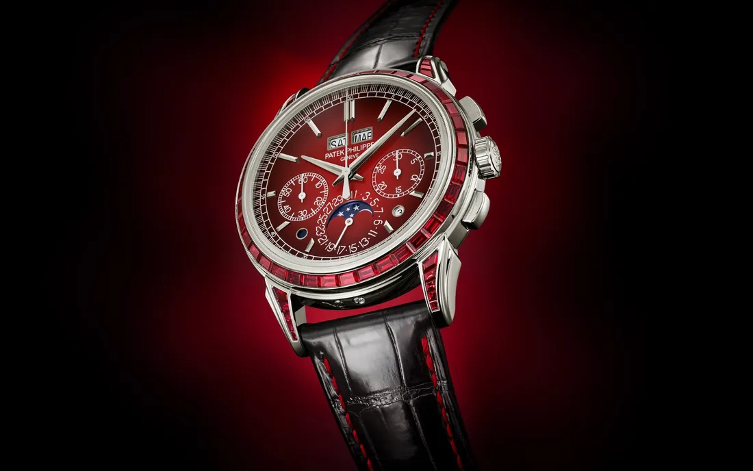 Luxury Patek Philippe Grand Complications 5271/12P-010 Ruby Perpetual Calendar Chronograph in Platinum 6 Patek Philippe Grand Complications 5271/12P-010 Ruby Perpetual Calendar Chronograph in Platinum