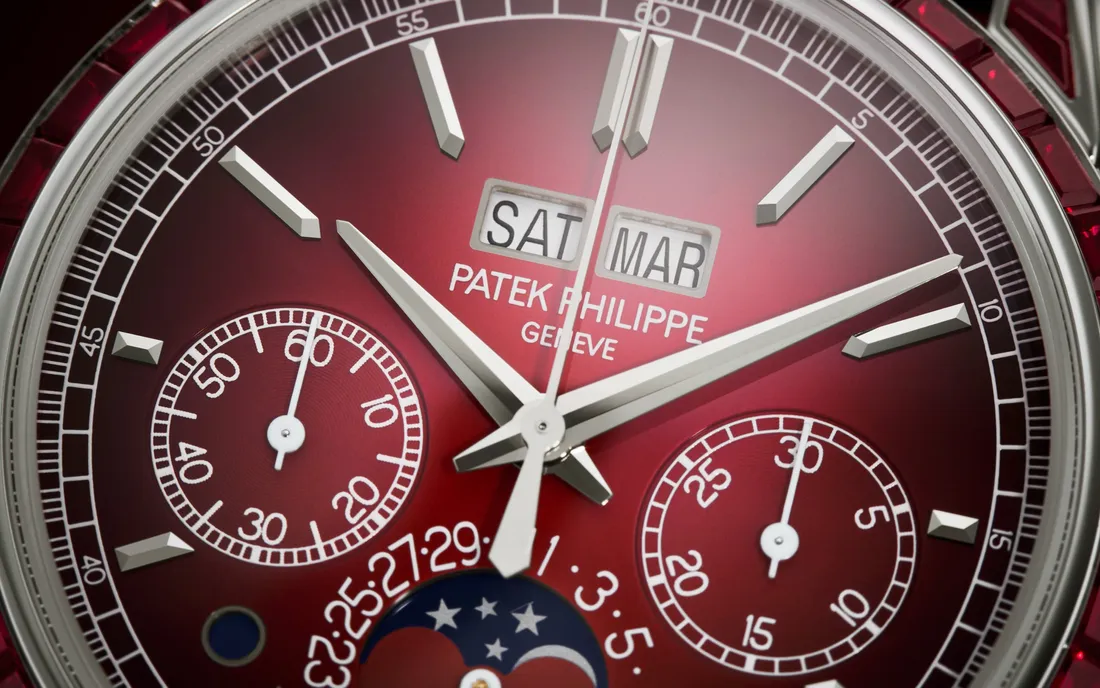 Luxury Patek Philippe Grand Complications 5271/12P-010 Ruby Perpetual Calendar Chronograph in Platinum 7 Patek Philippe Grand Complications 5271/12P-010 Ruby Perpetual Calendar Chronograph in Platinum