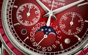 Patek Philippe Grand Complications 5271/12P-010 Ruby Perpetual Calendar Chronograph in Platinum