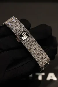 Audemars Piguet Royal Oak Skeleton Diamond Baguette 15417BC.ZZ.1267BC.01