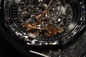Audemars Piguet Royal Oak Skeleton Diamond Baguette 15417BC.ZZ.1267BC.01