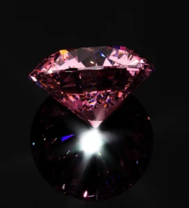 2.00CT Round Shape Fancy Vivid Pink Diamond GIA Certified