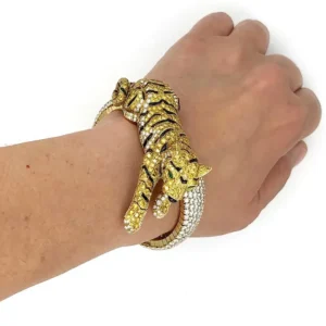 Cartier Vivid Yellow White Diamond Panther Watch