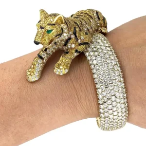 Cartier Vivid Yellow, White Diamond Panther Watch