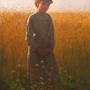 Winslow Homer In the Wheatfield (Girl Standing in a Wheat Field) 1873
