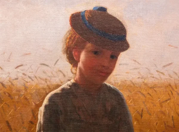 Winslow Homer In the Wheatfield (Girl Standing in a Wheat Field) 1873