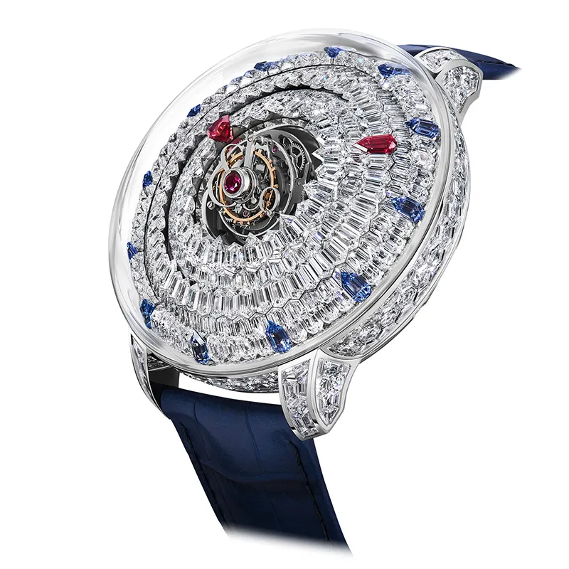 The Mystery Tourbillon White Gold Diamonds on Strap Jacob & Co.