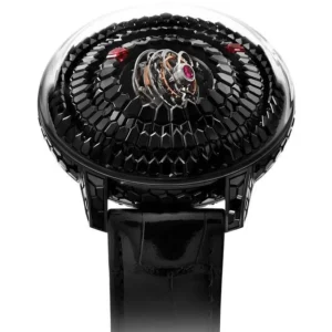 The Mystery Tourbillon Full Black Spinel Gold on Strap Jacob & Co.