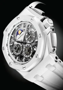Audemars Piguet Royal Oak Offshore Grande Complication 44mm White Ceramic Sapphire Dial Rubber Strap