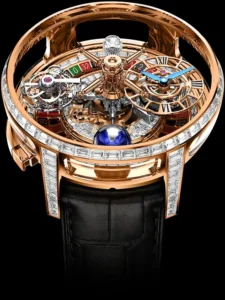 Astronomia Casino Rose Gold Baguette on Strap Jacob & Co.