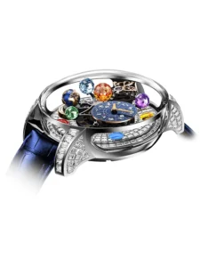 Astronomia Solar Zodiac Baguette White Gold Jacob & Co.