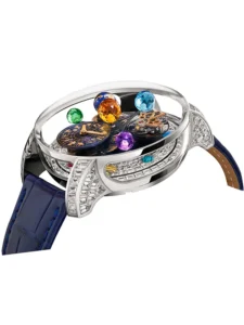 Astronomia Solar Zodiac Baguette White Gold Jacob & Co.