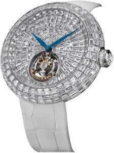 Brilliant Flying Tourbillon Diamonds White Gold on Strap Jacob & Co. 18k 6 Brilliant Flying Tourbillon Diamonds White Gold on Strap Jacob & Co.