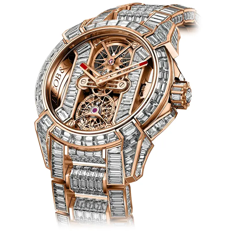 Epic X Tourbillon Baguette Rose Gold Tourbillion Jacob & Co.