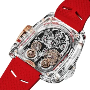 Twin Turbo Furious Sapphire Crystal Red Jacob & Co.