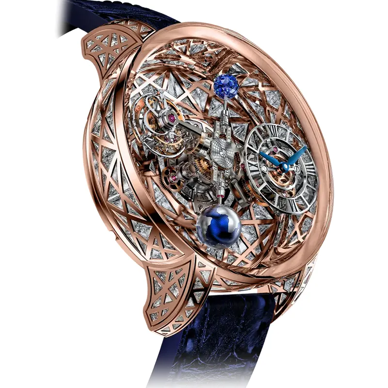 Astronomia Tourbillon Baguette Meteorite White Diamonds Jacob & Co.