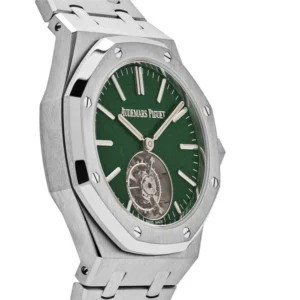 Audemars Piguet Royal Oak 26534TI.OO.1220TI.01 Selfwinding Flying Tourbillon Green Dial