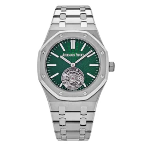 Audemars Piguet Royal Oak 26534TI.OO.1220TI.01 Selfwinding Flying Tourbillon Green Dial