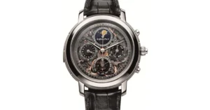 Audemars Piguet 25996TI.OO.D002CR.02 Jules Audemars Grande Complication 42mm Black Skeleton Perpetual Calendar Titanium Leather BRAND NEW
