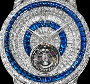 Caviar Tourbillon White Diamonds and Blue Sapphires Jacob & Co.