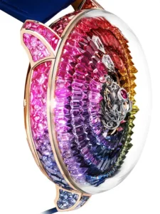 The Mystery Tourbillon Rose Gold Rainbow on Strap Jacob & Co.