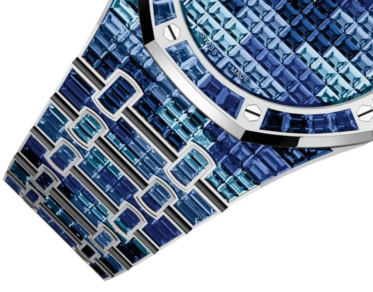 Luxury Audemars Piguet Royal Oak Selfwinding White Gold/Sapphires Blue 15514BC.YY.1284BC.04 3 Audemars Piguet Royal Oak Selfwinding White Gold/Sapphires Blue 15514BC.YY.1284BC.04