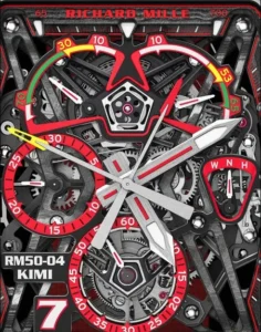 Richard Mille RM 50-04 TOURBILLON CHRONOGRAPHE À RATTRAPANTE KIMI RÄIKKÖNEN