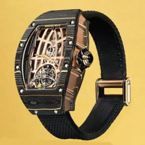Richard Mille Automatic Tourbillon Gold Carbon TPT RM 74-02 -BRAND NEW