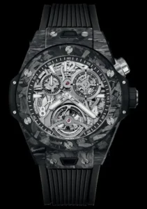 Hublot Big Bang Tourbillon Chronograph Cathedral Minute Repeater Frosted Carbon 20th Anniversary