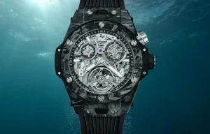 Hublot Big Bang Tourbillon Chronograph Cathedral Minute Repeater Frosted Carbon 20th Anniversary