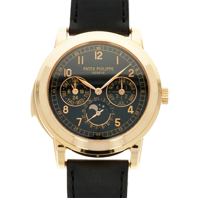 Luxury Patek Philippe 5074R-001 Grand Complications 2 Patek Philippe 5074R-001 Grand Complications Day-Date Annual Calendar Moon Phase 42mm Black Arabic Rose Gold Automatic BRAND NEW