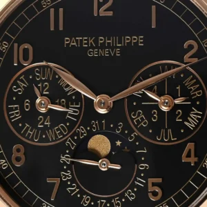 Luxury Patek Philippe 5074R-001 Grand Complications 10 Patek Philippe 5074R-001 Grand Complications Day-Date Annual Calendar Moon Phase 42mm Black Arabic Rose Gold Automatic BRAND NEW