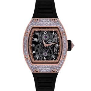 Rare Richard Mille Manual Winding Tourbillon Rose Gold/Diamonds RM 17-01 9 Richard Mille Manual Winding Tourbillon Rose Gold/Diamonds RM 17-01
