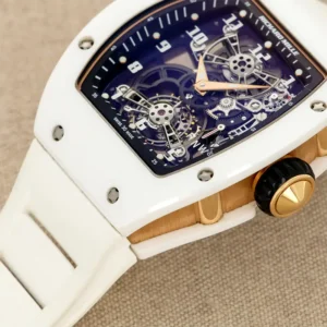 Richard Mille Manual Winding Tourbillon White Carbon TPT RM 17-01