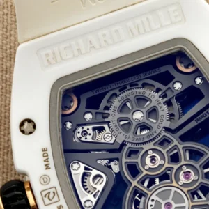 Richard Mille Manual Winding Tourbillon White Carbon TPT RM 17-01