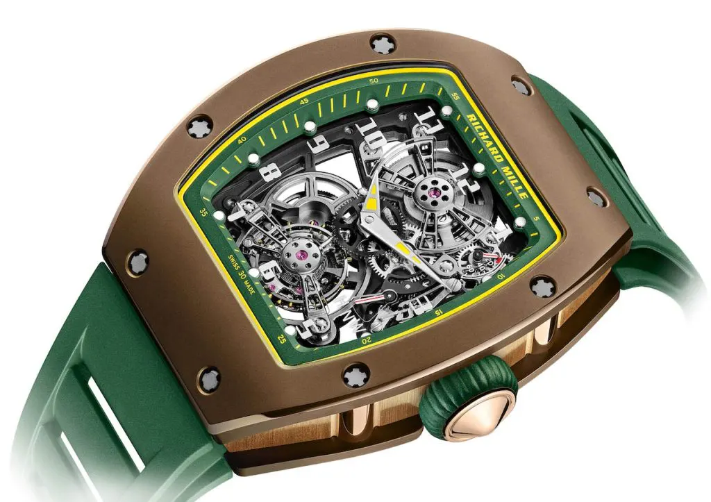 Luxury Richard Mille Manual Winding Tourbillon Brown Cermet Ceramic/Titanium RM 17-01 - BRAND NEW 2 Richard Mille Manual Winding Tourbillon Brown Cermet Ceramic/Titanium RM 17-01 - BRAND NEW
