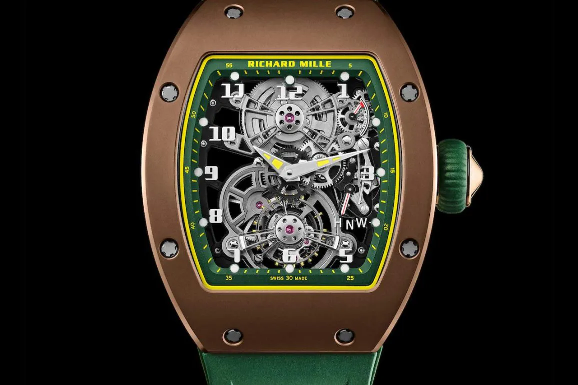 Luxury Richard Mille Manual Winding Tourbillon Brown Cermet Ceramic/Titanium RM 17-01 - BRAND NEW 6 Richard Mille Manual Winding Tourbillon Brown Cermet Ceramic/Titanium RM 17-01 - BRAND NEW