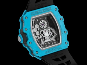 Richard Mille Manual Winding Tourbillon Aerodyne Hanes 214/Carbon TPT Blue RM 21-02 BRAND NEW