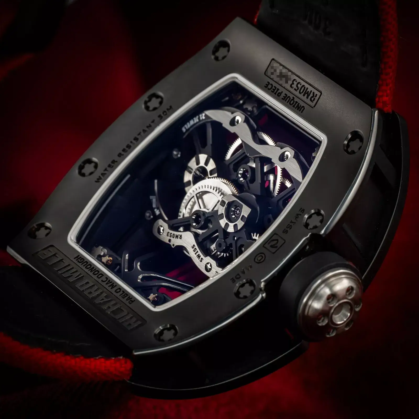 Luxury Richard Mille Tourbillon Pablo Mac Donough RM 053 Box & Papers 18 Richard Mille Tourbillon Pablo Mac Donough RM 053 Box & Papers