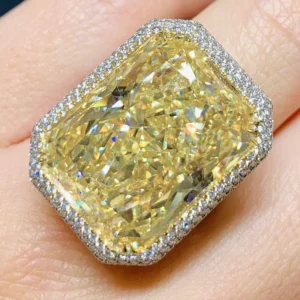 Scarselli 31.46 Fancy Yellow Natural Diamond Engagement Ring 6 Scarselli 31.46 Fancy Yellow Natural Diamond Engagement Ring