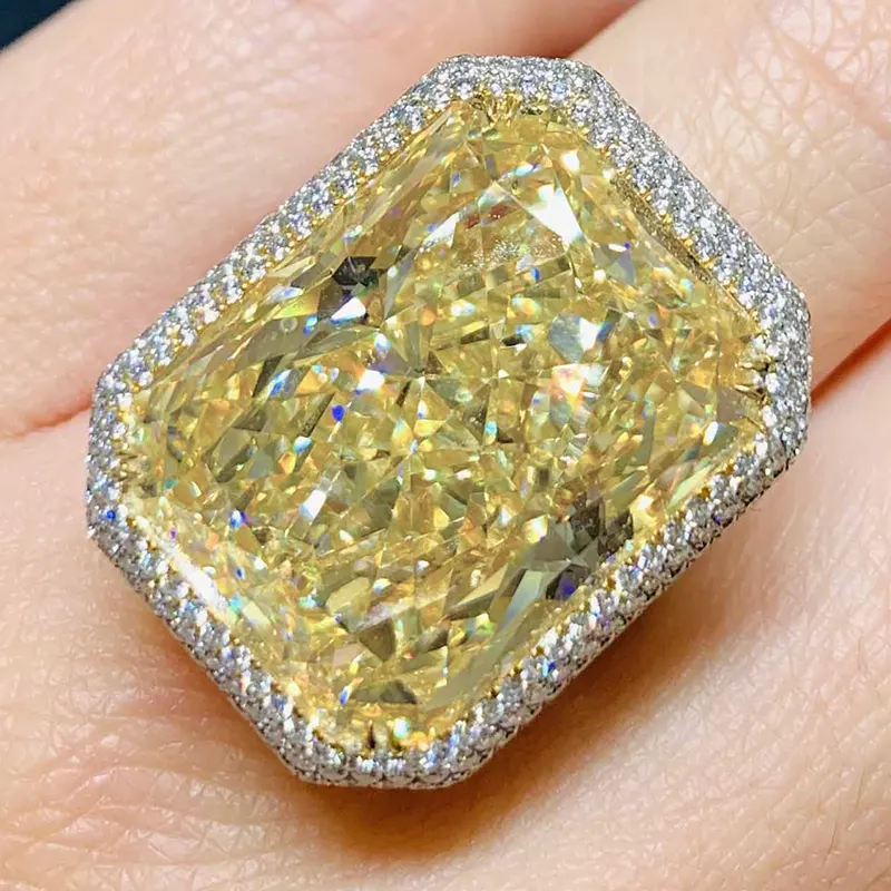 Scarselli 31.46 Fancy Yellow Natural Diamond Engagement Ring 4 Scarselli 31.46 Fancy Yellow Natural Diamond Engagement Ring