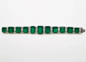 Stunning Scarselli 61.30 Carat Emerald Bracelet 5 Scarselli 61.30 Carat Emerald Bracelet