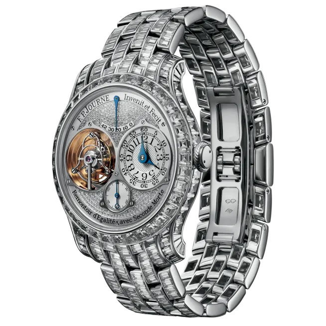Luxury F.P.Journe Tourbillon Souverain Set with Diamonds 1999 3 F.P.Journe Tourbillon Souverain Set with Diamonds