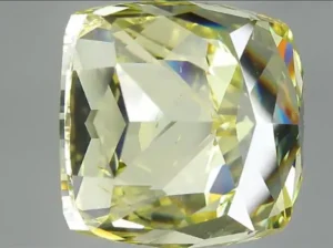 GIA 30.04 Carat Cushion Yellow Diamond