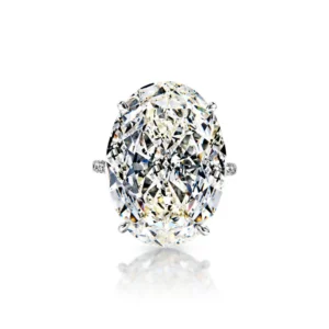 Dulce 18 Carat K VS2 Oval Solitaire Diamond Ring with PAVE in Platinum GIA Certified