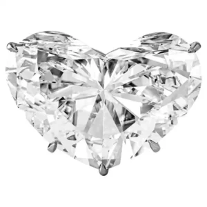21.35 Carat Heart Cut Diamond Ring D VS1 Platinum GIA