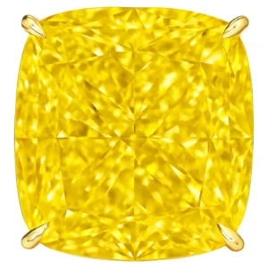 GIA 30.04 Ct Fancy Vivid Yellow Cushion Diamond Ring 9 GIA 30.04 Ct Fancy Vivid Yellow Cushion Diamond Ring