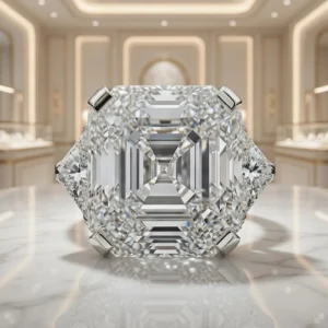Stunning 20.03ct D Color Old Emerald Cut Diamond Ring GIA 10 20.03ct D Color Old Emerald Cut Diamond Ring GIA